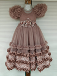 Supababy Girls Party Gown | MOAF | LONG GOWN WITH SEPERATE SLEEVS